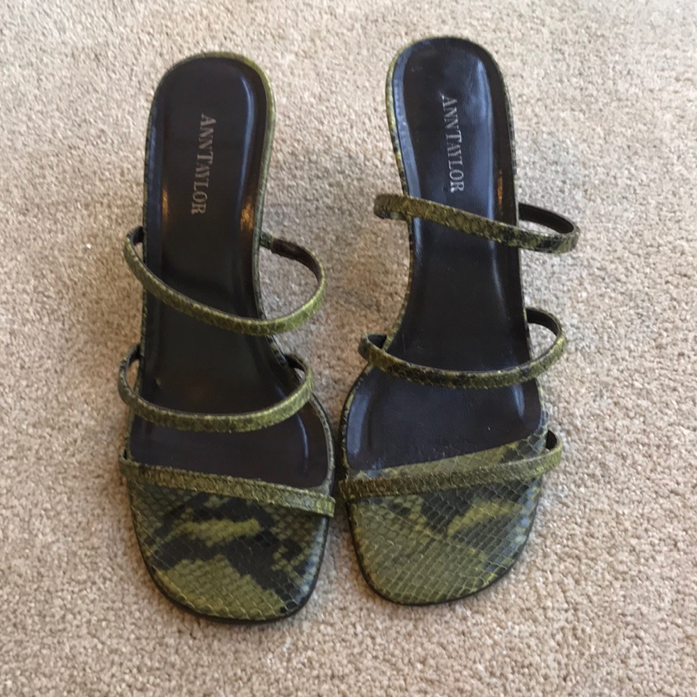 Ann Taylor strap heels